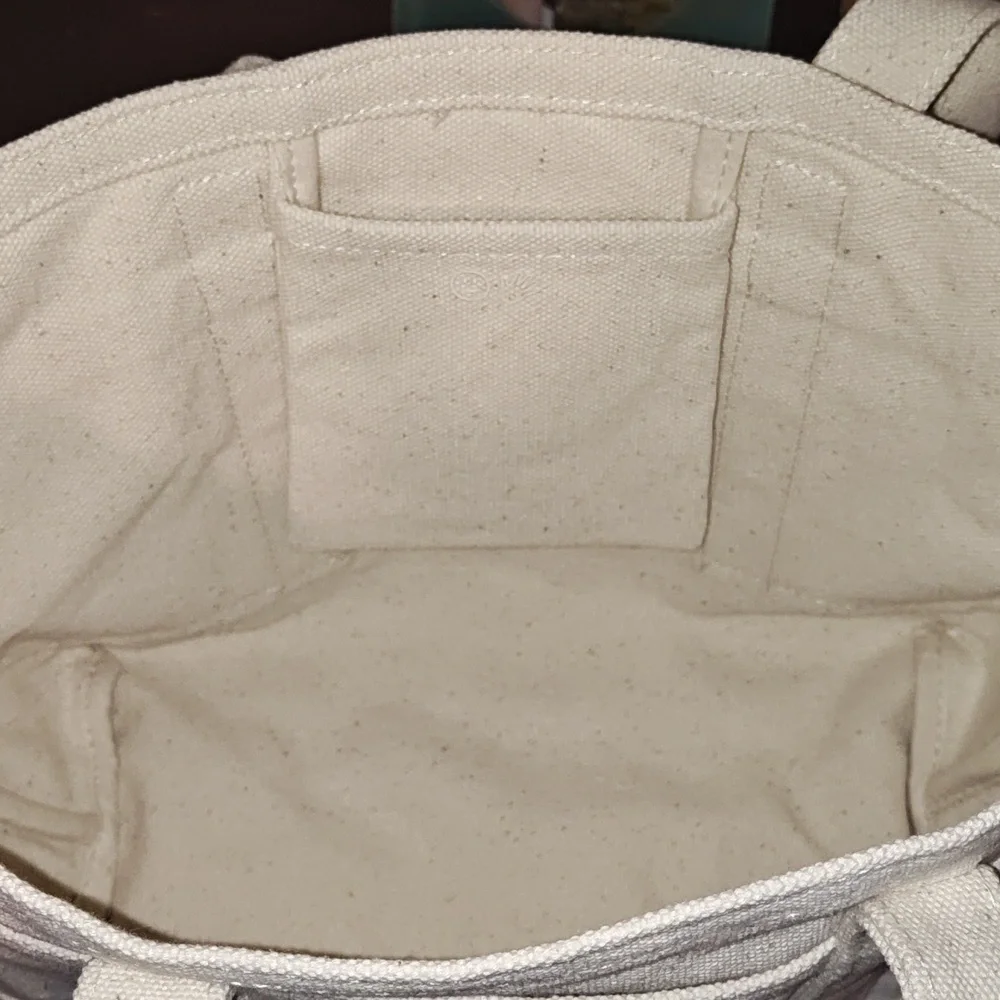 Glossier Cream New York Canvas Tote - Picture 3 of 5